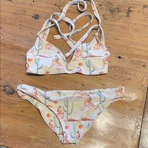 🐺 🌵 Boys + Arrows Coyote bikini set